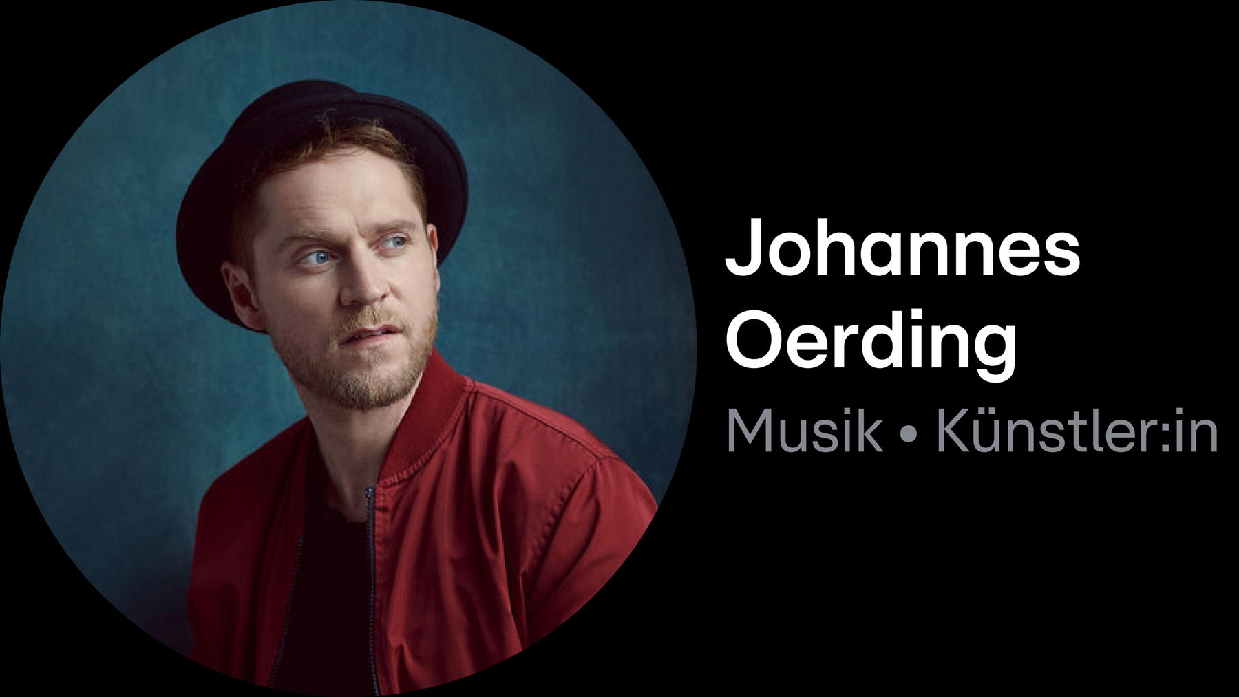 Artist: Johannes Oerding