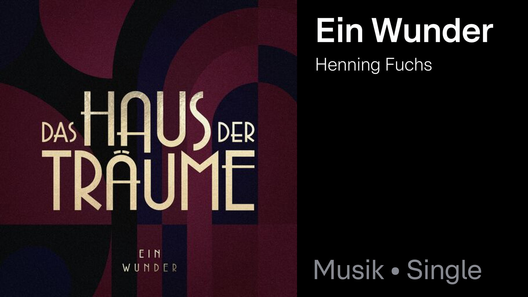 Single: Ein Wunder - Henning Fuchs
