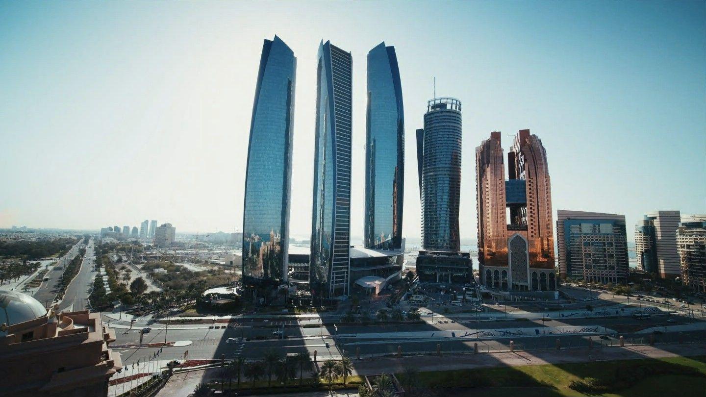 Die Emirate von oben