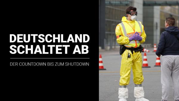 Deutschland schaltet ab – der Countdown bis zum Shutdown
