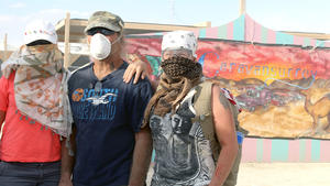 Die Reimanns beim 'Burning Man'