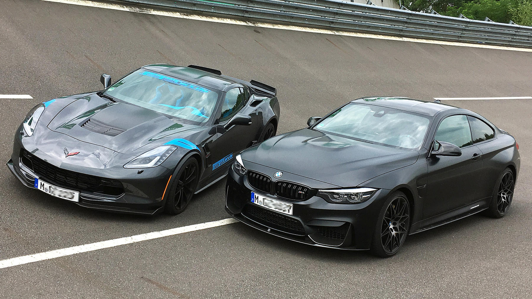 BMW M4 Competition gegen Corvette C7 Grand Sport