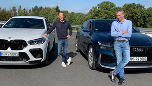 Dicke Dinger: Audi RS Q8 vs. BMW X6 M Competition 
