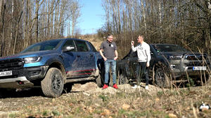 Matthias und Niki checken den Ford Ranger Raptor Special Edition und den Toyota Hilux Invincible